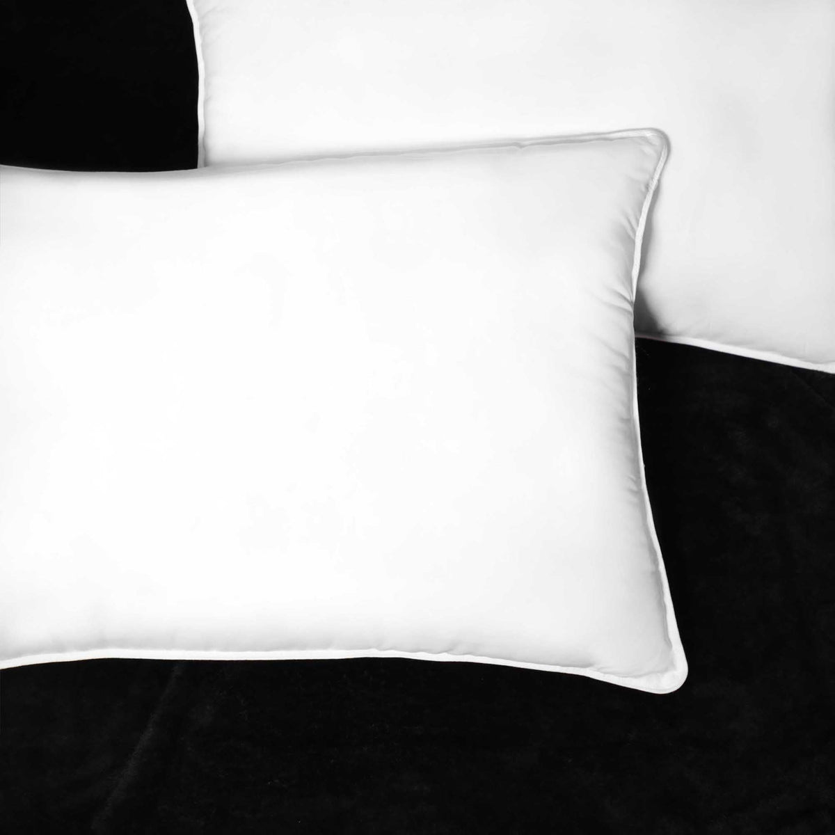 Down Alternative Pillow Set, Soft Microfiber Shell, Set of 2, King Size L318