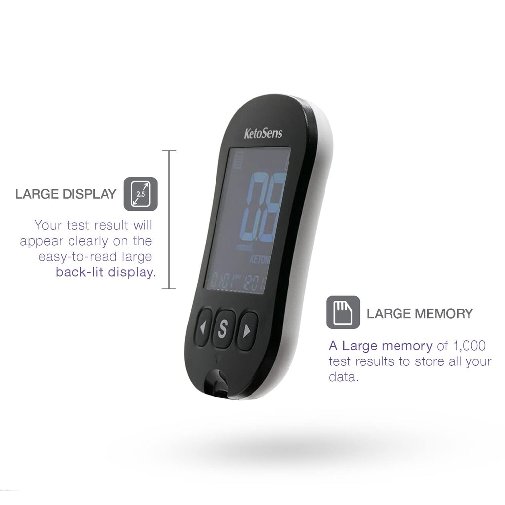 Blood Ketone Monitoring Starter Kit with 10 Test Strips H6133