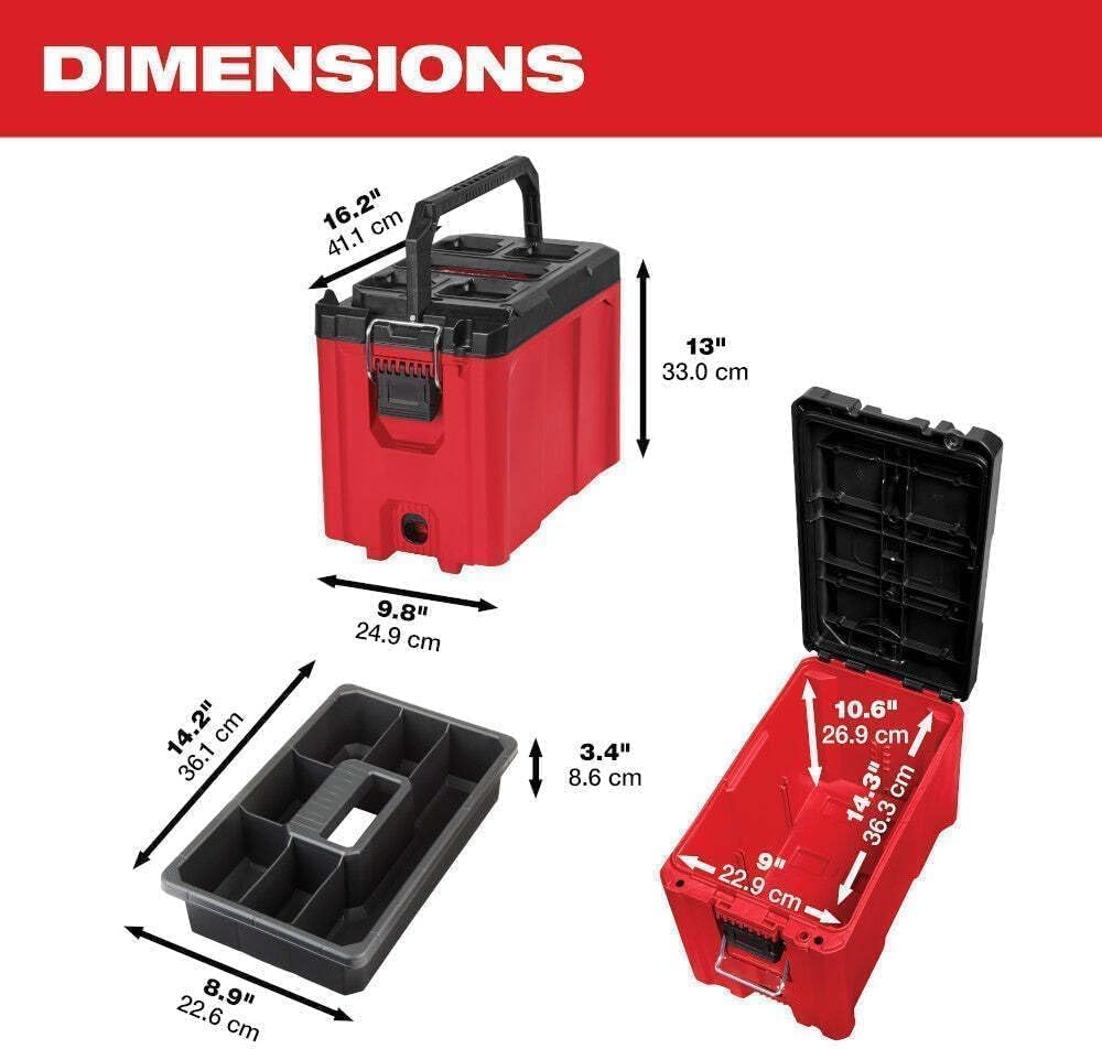 10 in. Heavy Duty Impact Resistant Compact Tool Box X515