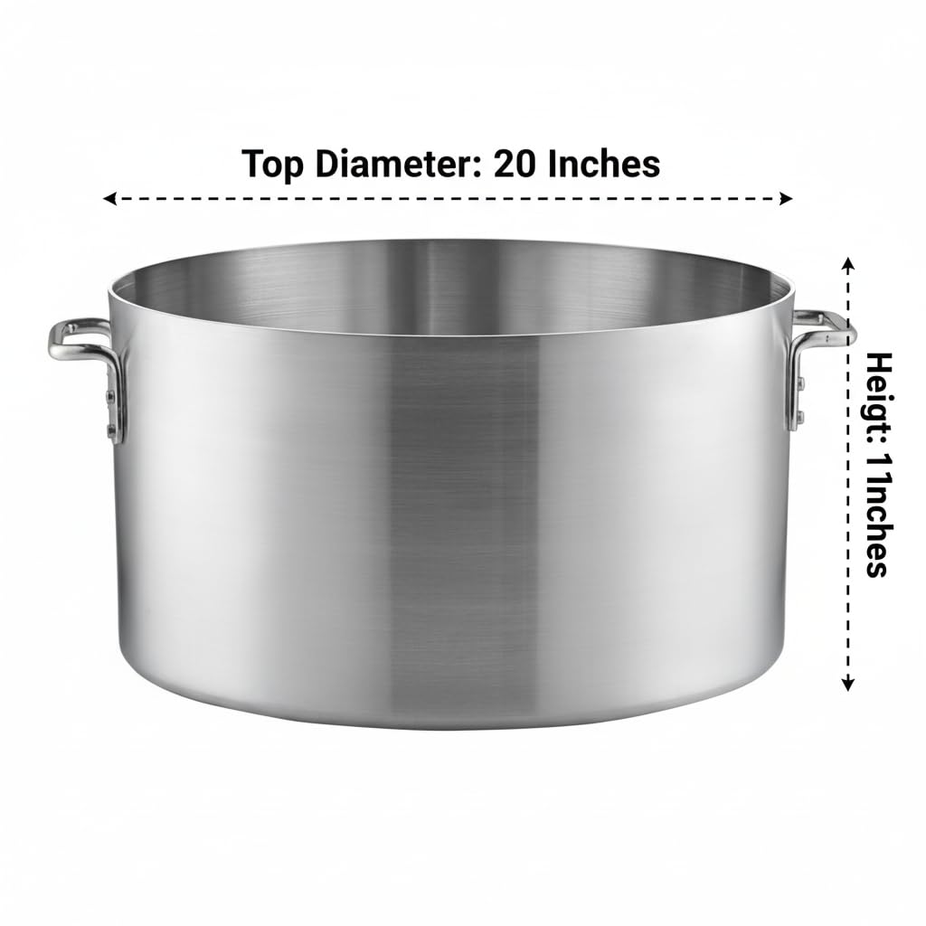 60 Qt Aluminum Sauce Pot W231279