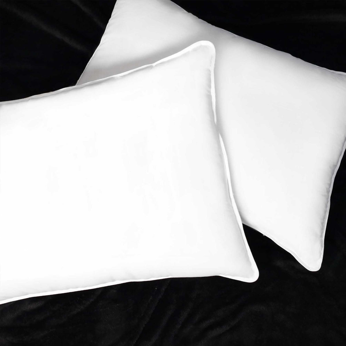 Down Alternative Pillow Set, Soft Microfiber Shell, Set of 2, King Size L318