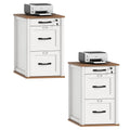 3 Drawer File Cabinet with Lock Set of 2 N22300