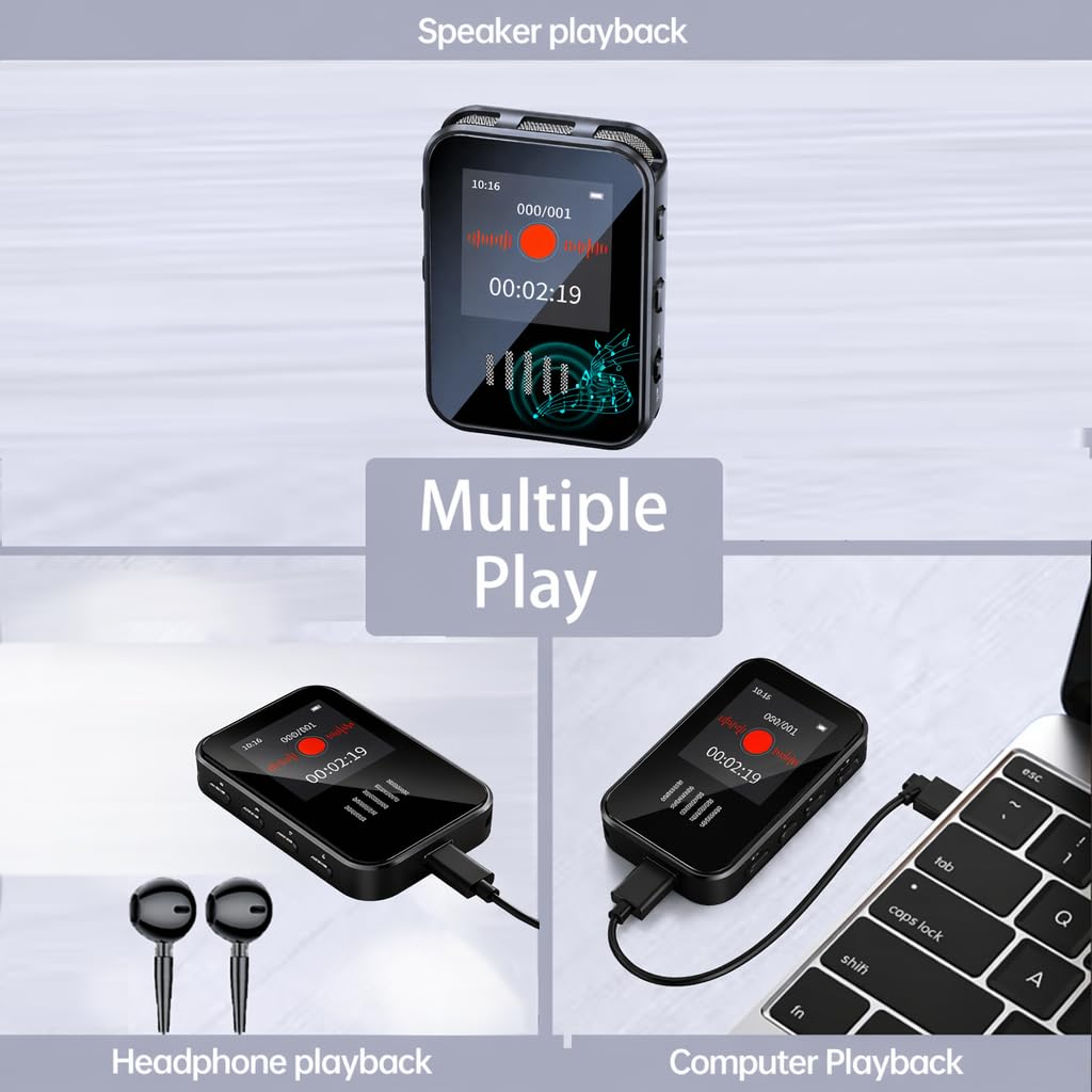 Voice-Activated Recorder with Playback M869