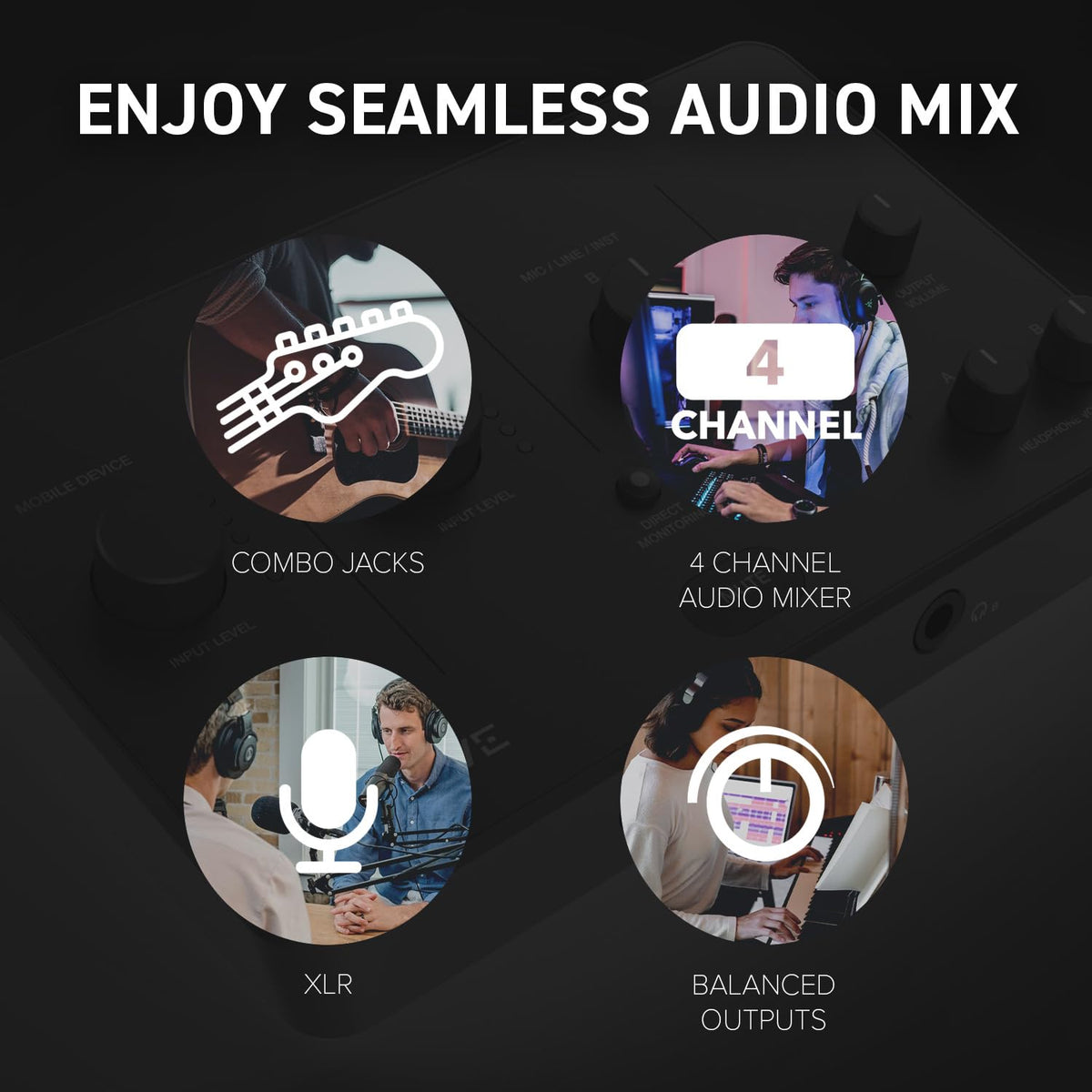 USB Audio Interface with Direct Monitoring C890