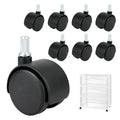 8PCS Replacement Casters for 3 Drawer Cart A890444