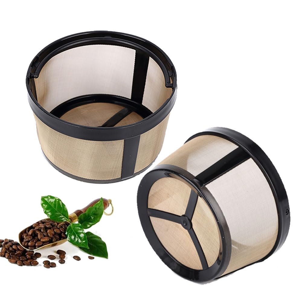 Reusable 8-12 Cup Basket Coffee Filter 2 Pack BPA Free E32959