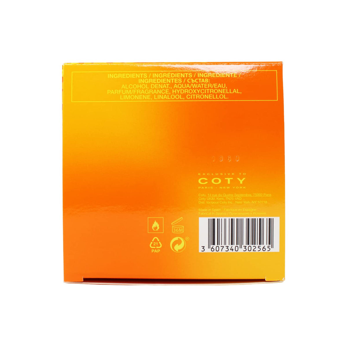 Eau De Toilette Spray 3.4 oz M820