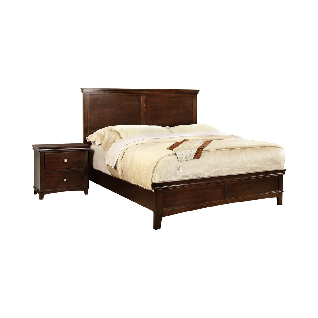 Brown Cherry 2-Piece California King Bedroom Set B285