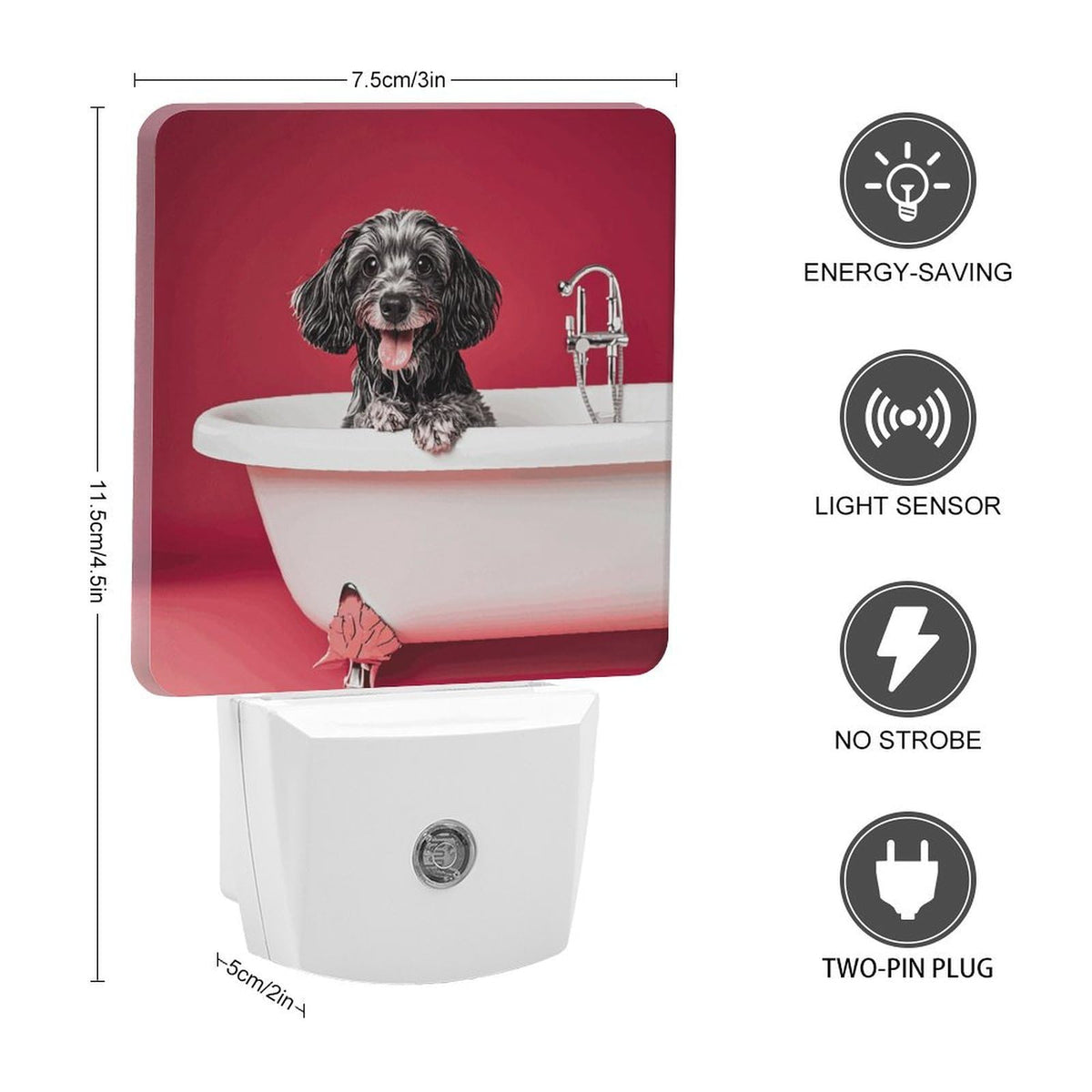 LED Night Lights Plug Into Wall with Dusk to Dawn Sensor J577
