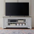 82 Inch Fireplace TV Console with Adjustable Shelves Y7288