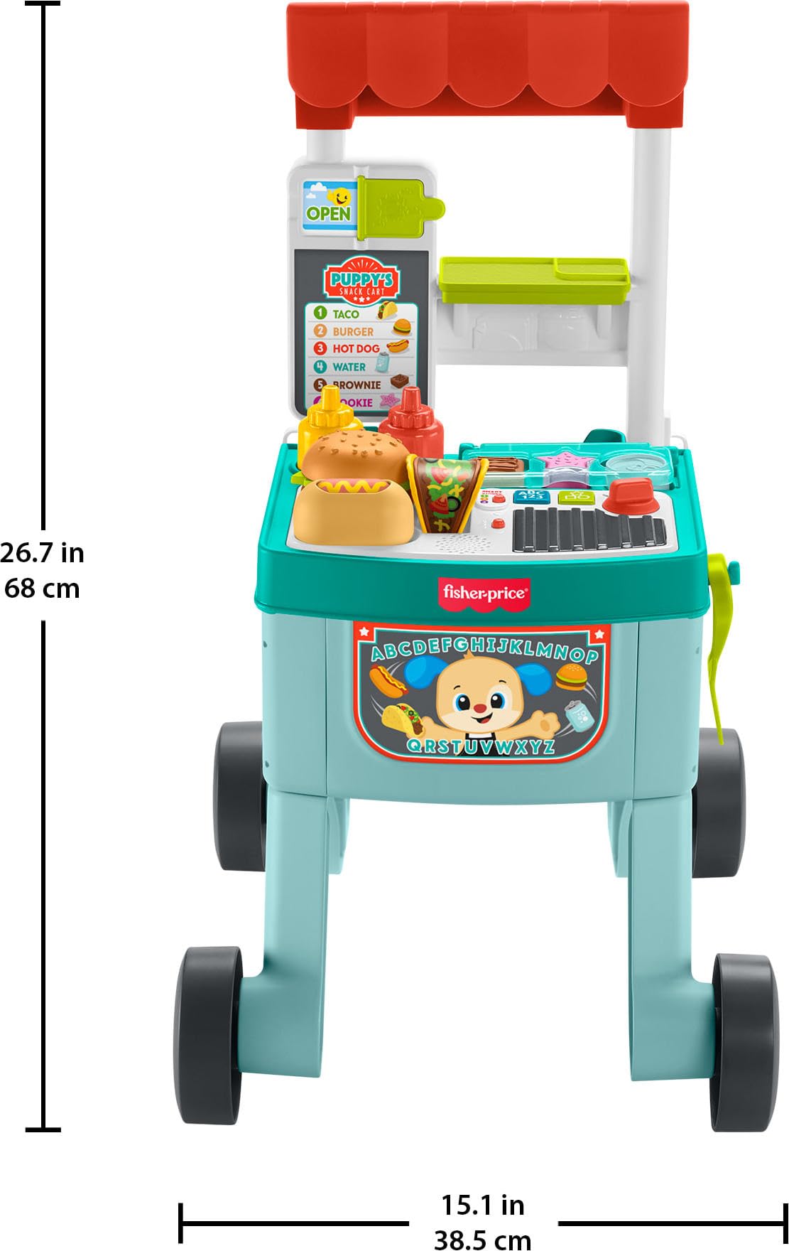 Baby Learning Toy 4-in-1 Walker with 14 Pieces K50223