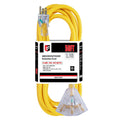 50 Ft Outdoor Extension Cord 3 Outlets Yellow J445654