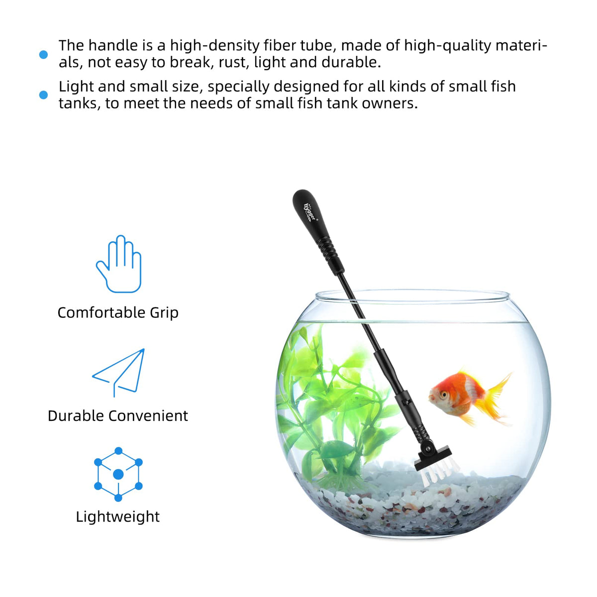 Small Fish Tank Cleaner Aquarium Cleaning Tools Kit O650
