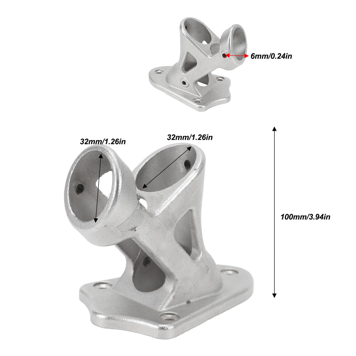 Heavy Duty Stainless Steel Flag Pole Bracket Mount H49591