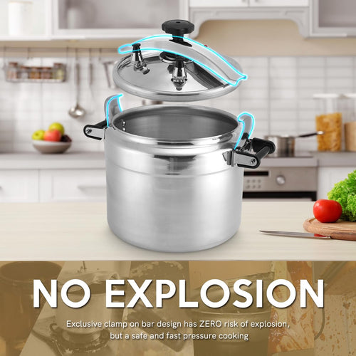 26 Quart Aluminum Stovetop Pressure Cooker H170238