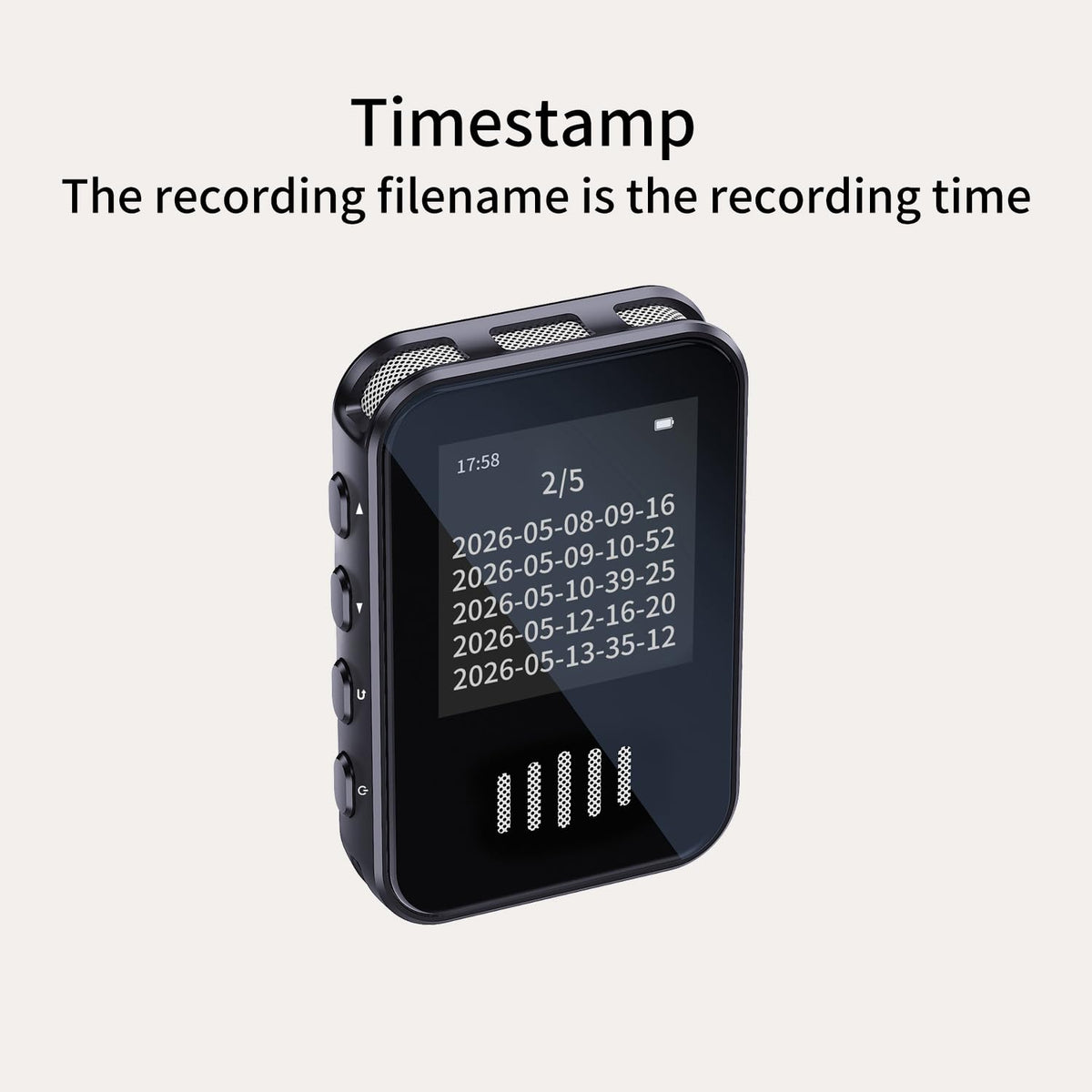 Voice-Activated Recorder with Playback M869