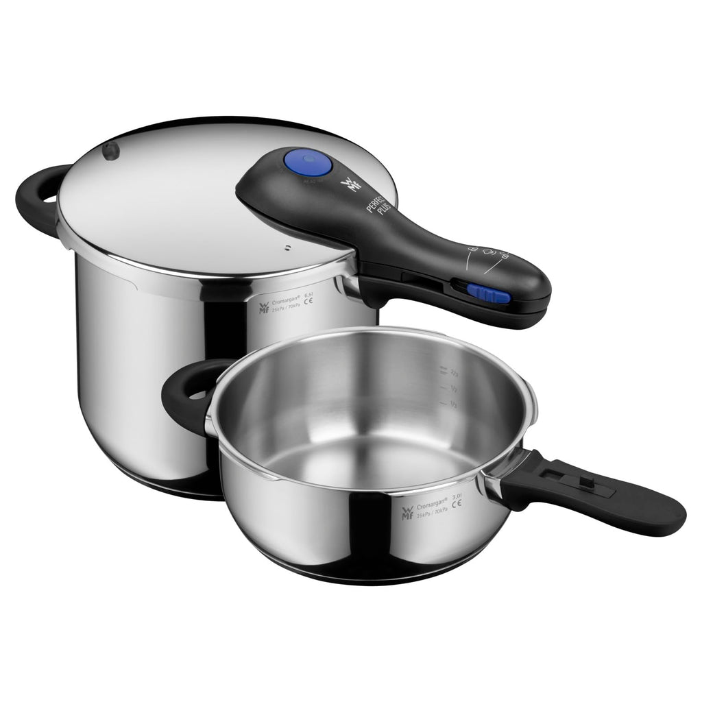22 cm 6.5 Litre Stainless Steel Quick Cooker Set Q166