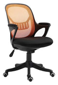 Orange Mesh Swivel Office Chair D50977