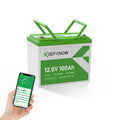 12V 100Ah Mini LiFePO4 Lithium Battery with Bluetooth S53729