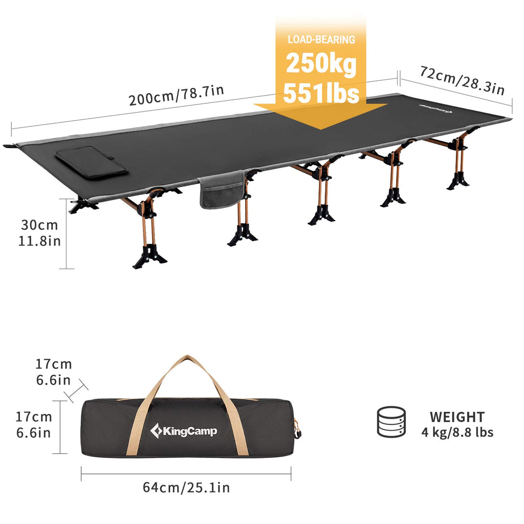 Portable Camping Cot & Single-Size Inflatable Sleeping Pad H197006