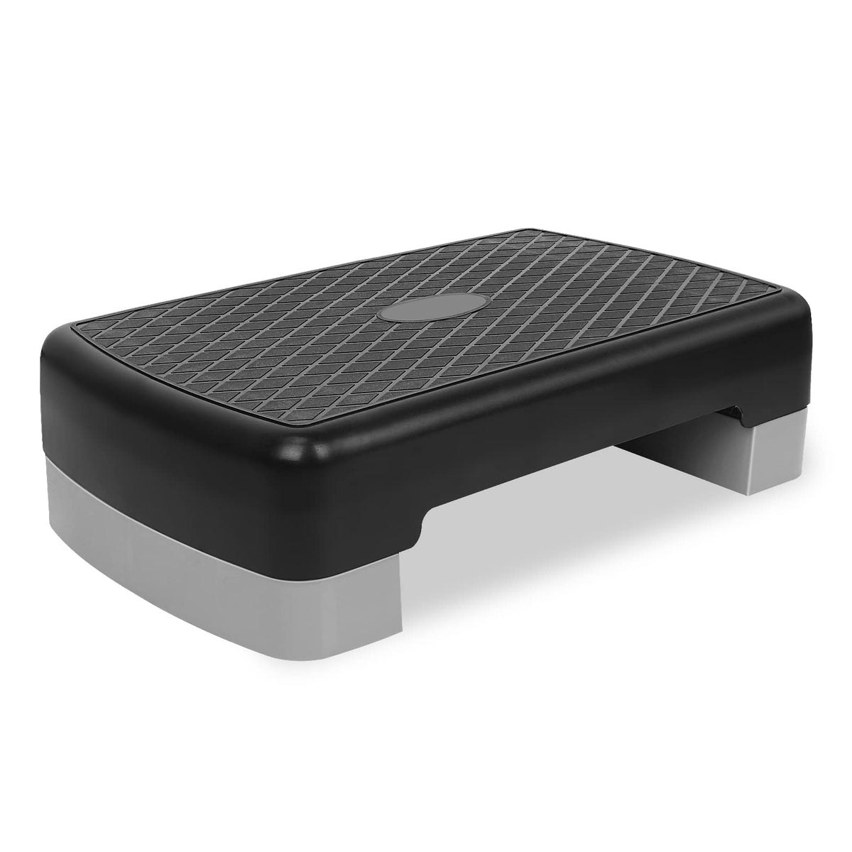 Adjustable 4"-6" Step Aerobics Platform with 2 Riser Q7457