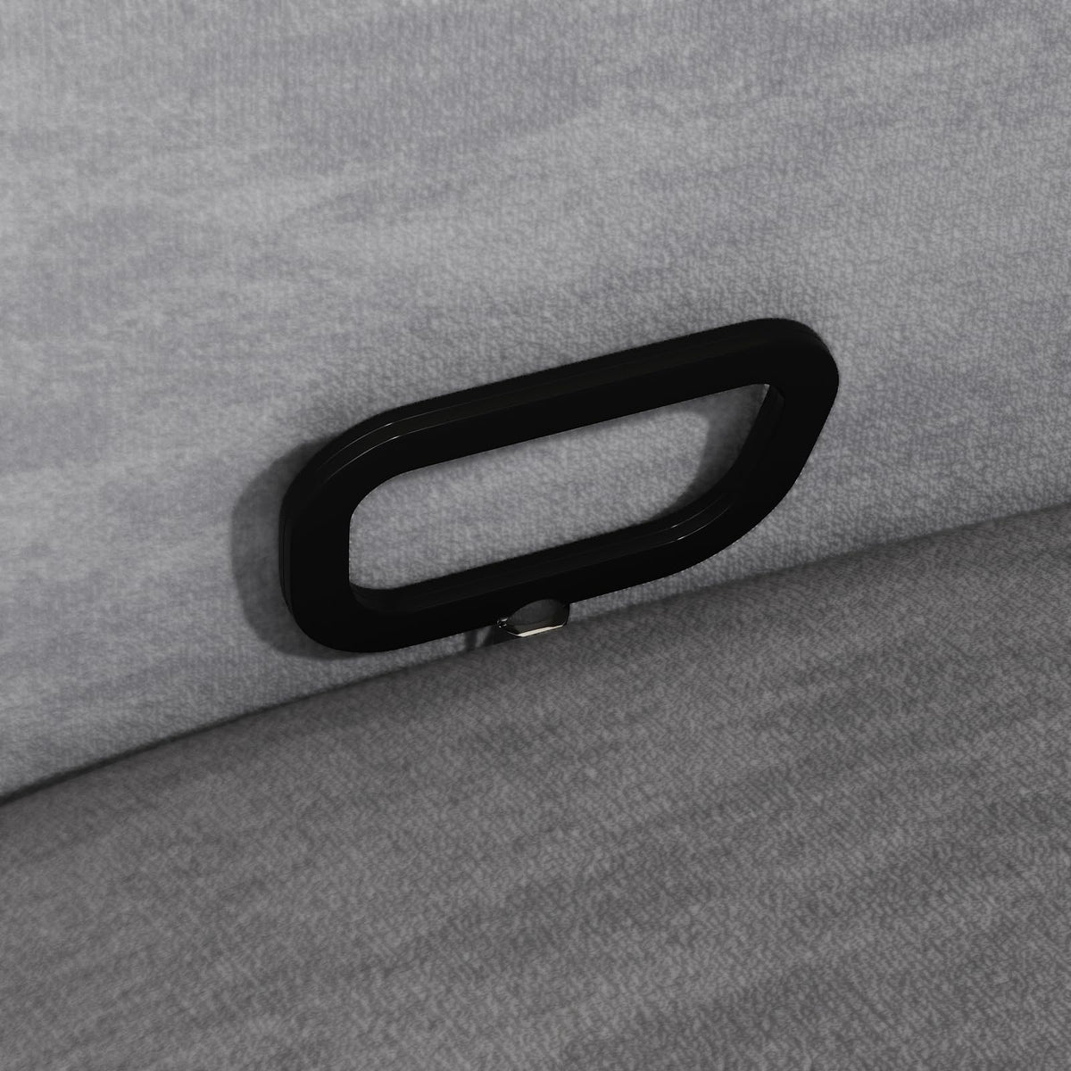 Grey Velvet Swivel Rocker Recliner Chair with USB & Type-C Charging L443954