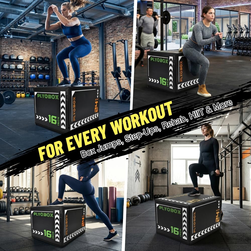 3-in-1 Adjustable Foam Plyo Box C1265