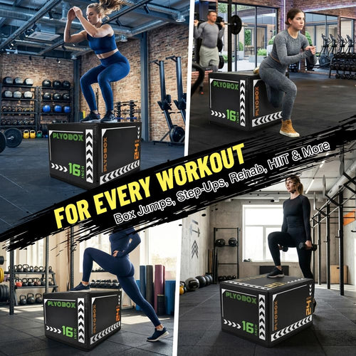 3-in-1 Adjustable Foam Plyo Box C1265