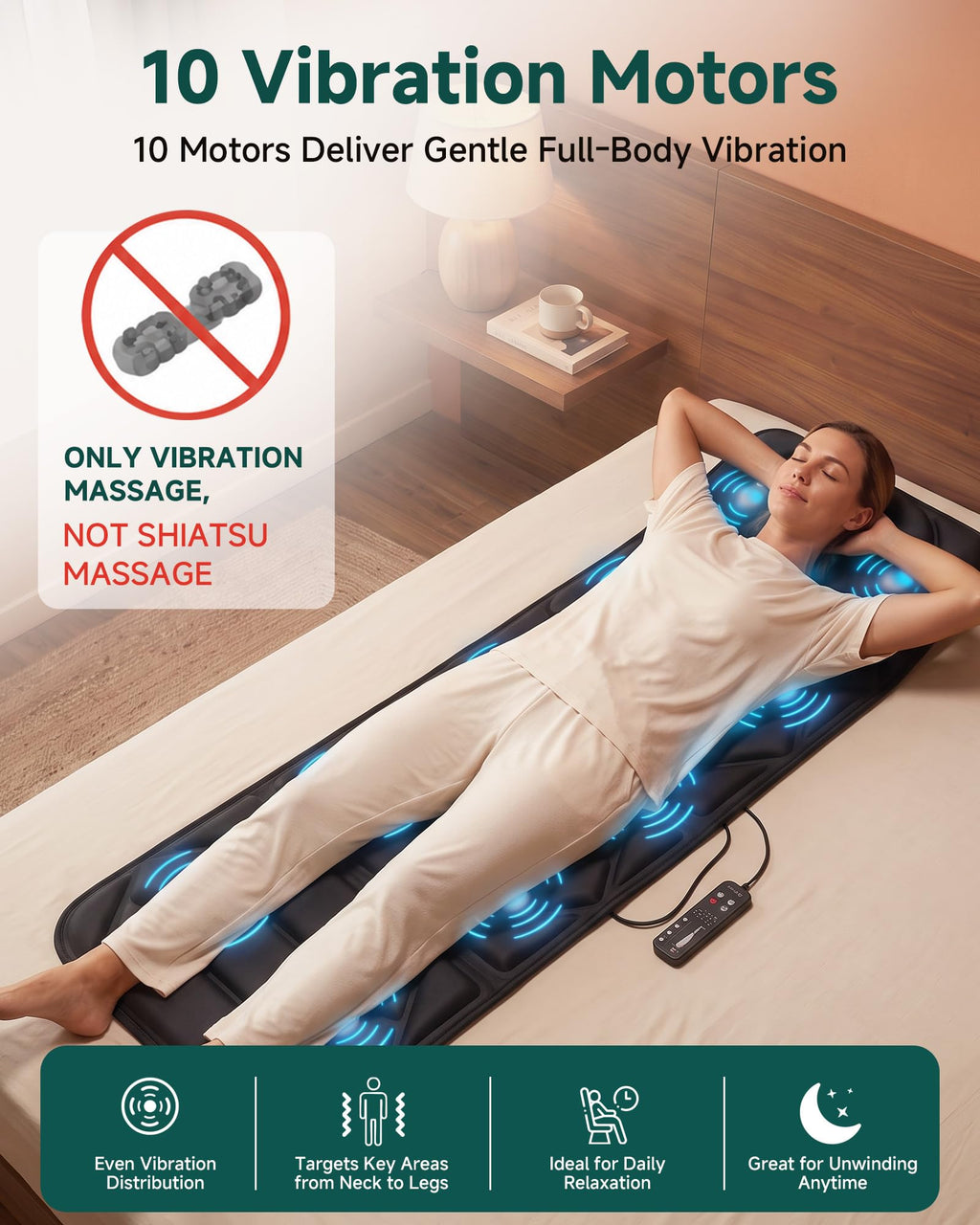 Full Body Massage Mat with Heat P193