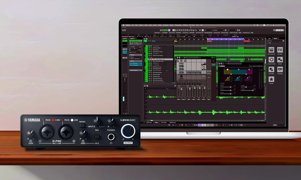 2-in/2-out USB-C Audio/MIDI Interface with 32-bit/192kHz Support, Black R3549