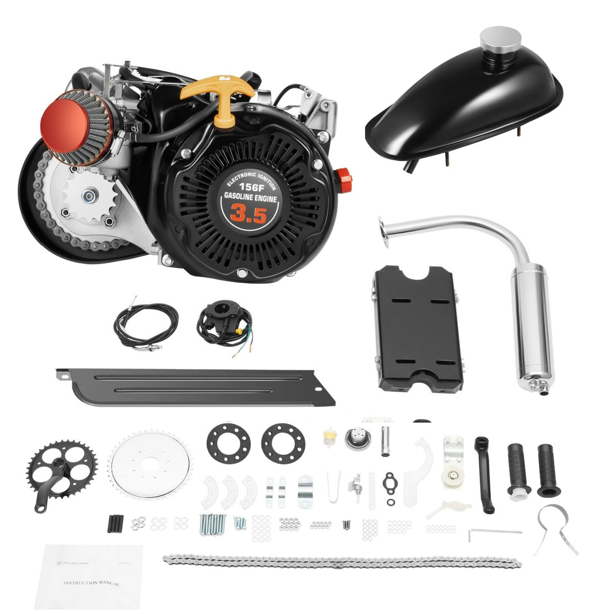 4-Stroke Bike Motor Kit with Chain Drive Z4494