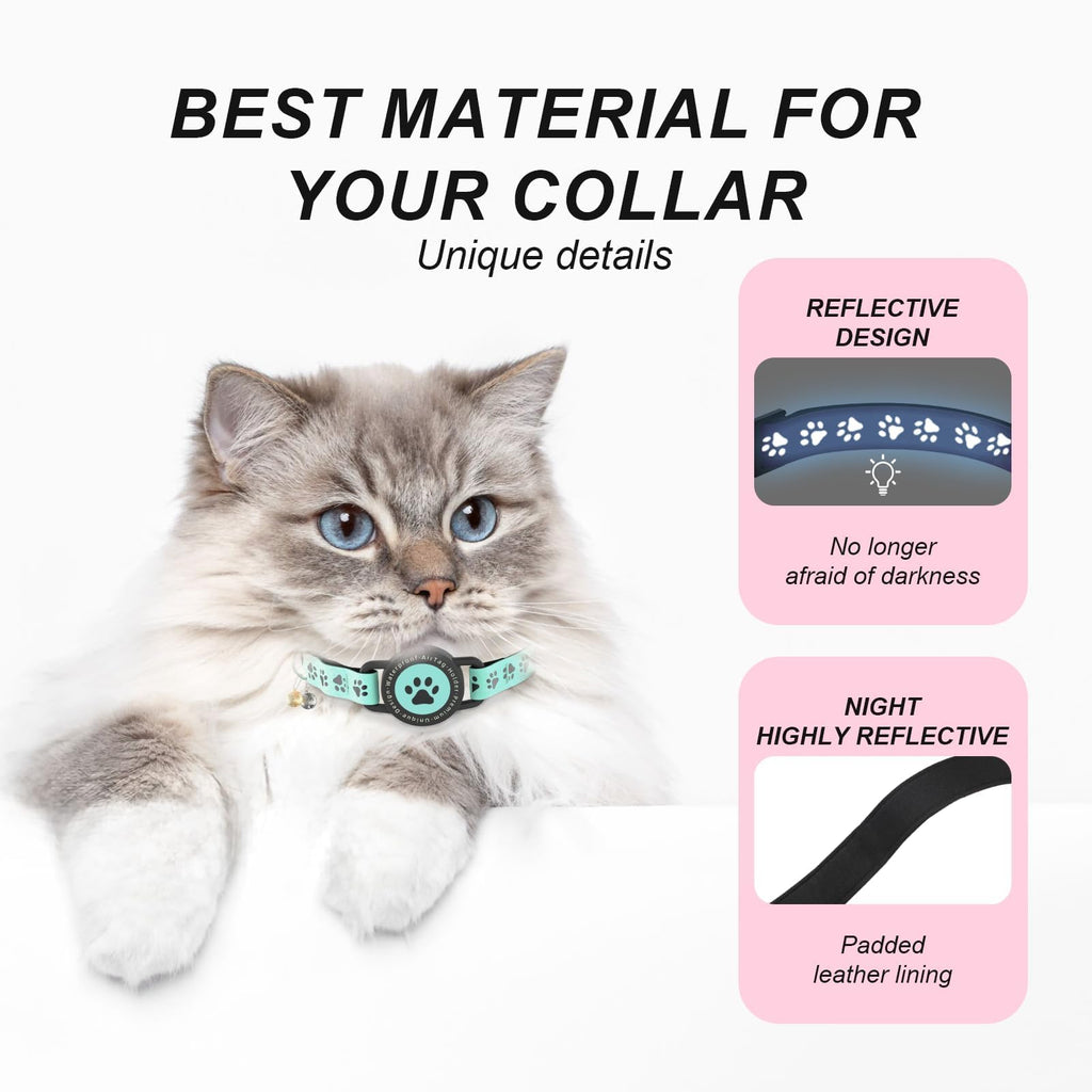 GPS Cat Tracker Collar Blue V5749