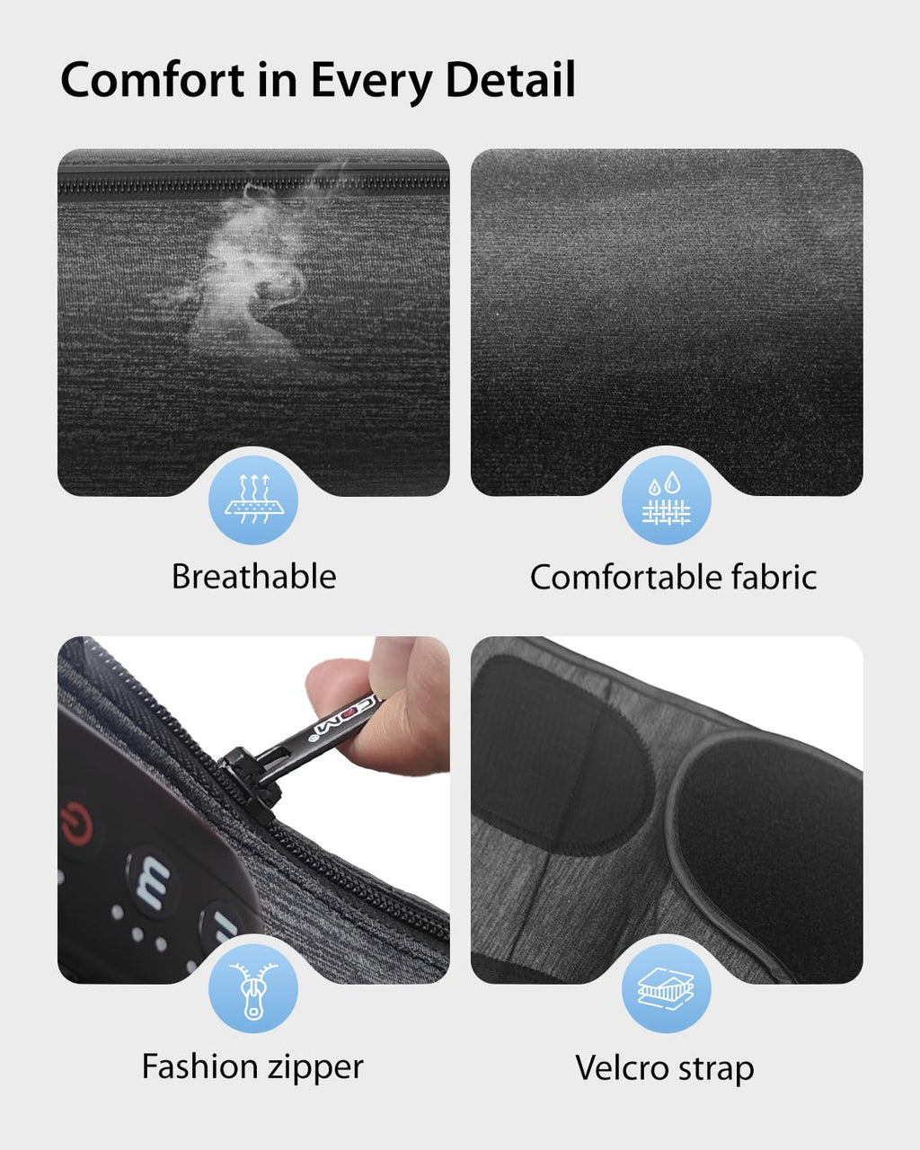 Cordless Calf Massager with 3 Intensities 3 Modes W74490
