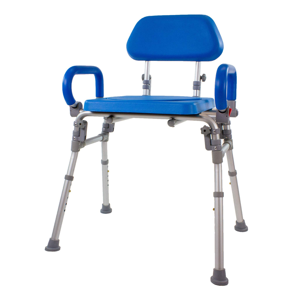 Folding Shower Chair with Padded Seat Armrests Backrest G51802