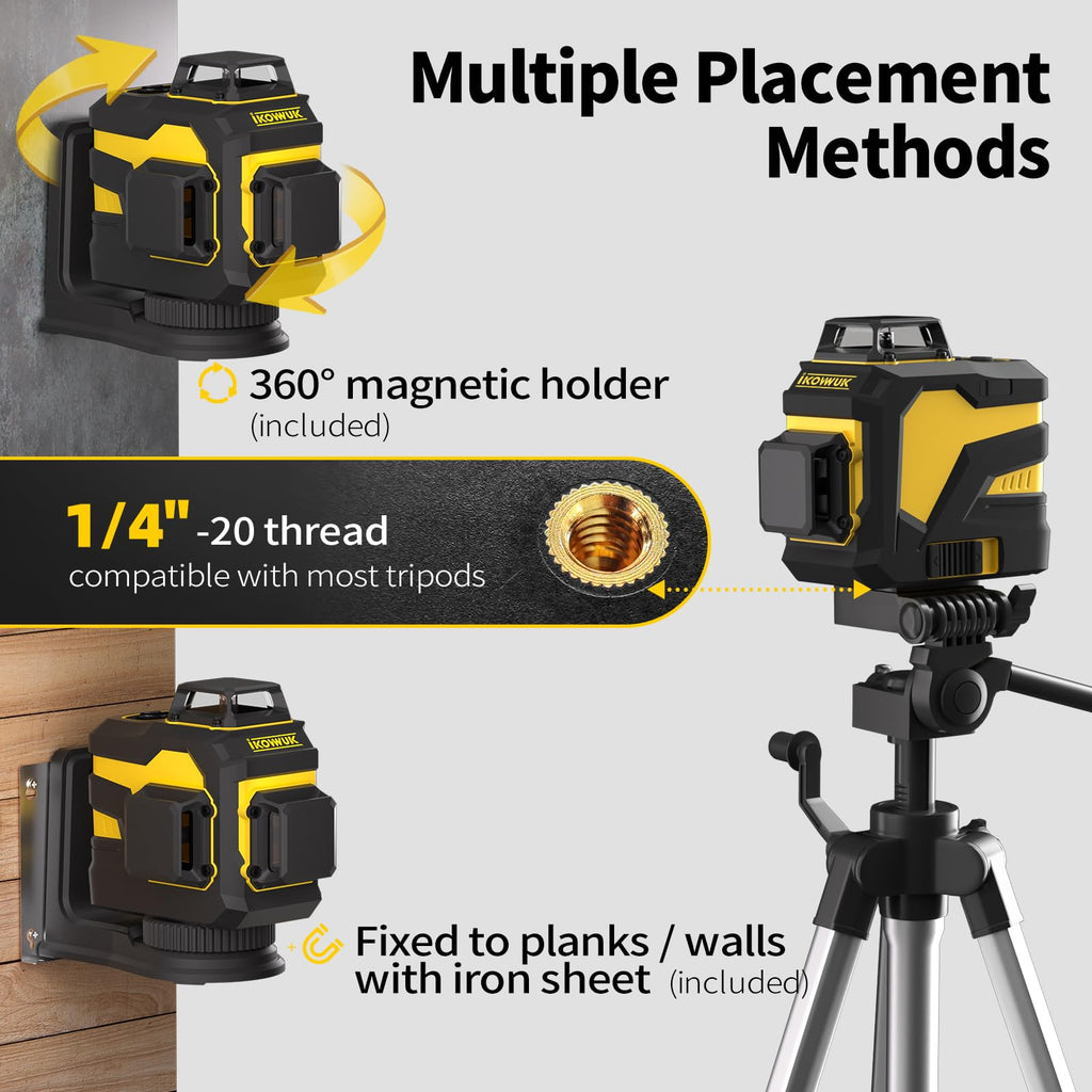 Laser Level with 12 Green Lines P820199