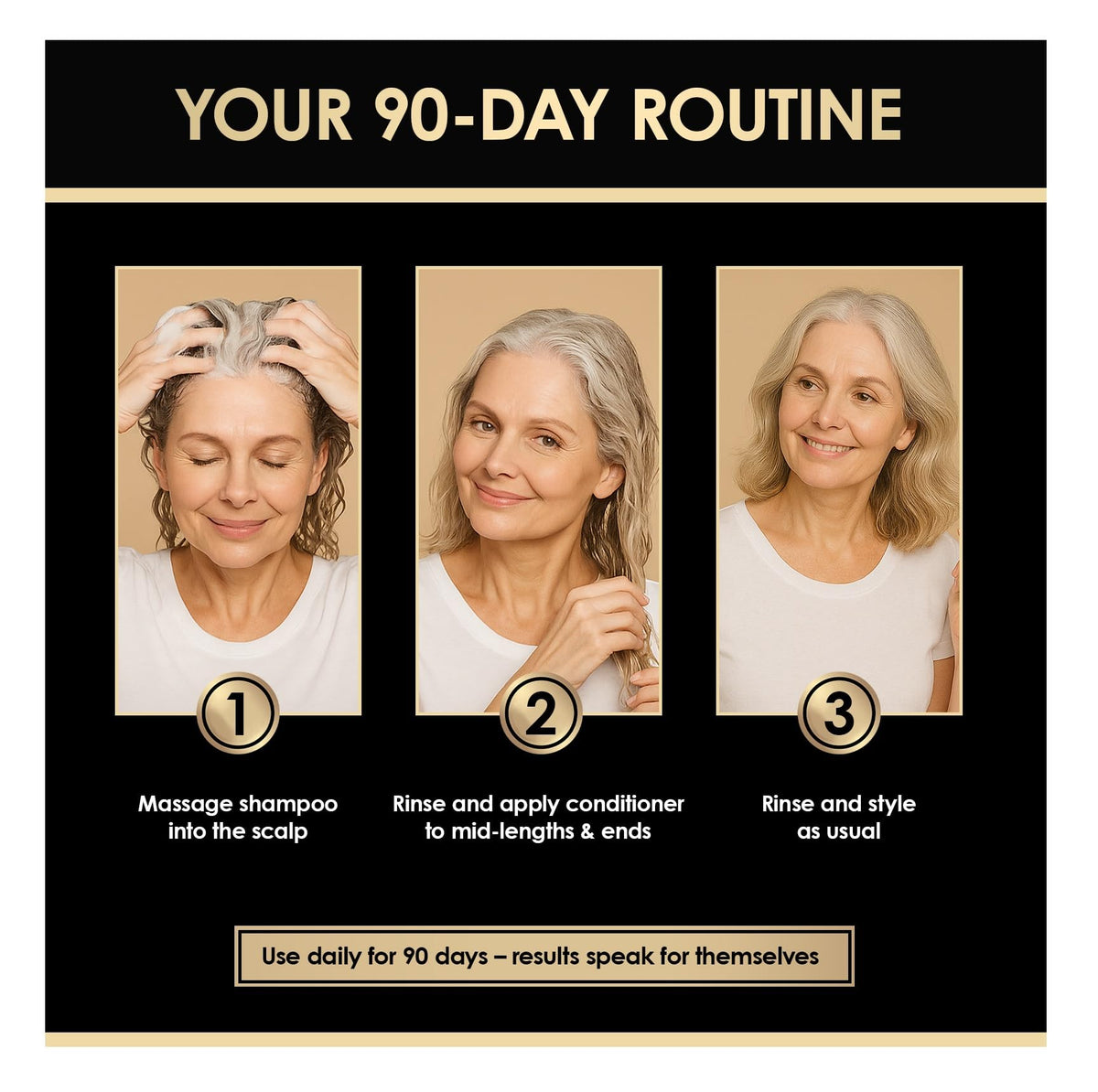 Biotin Caffeine Shampoo and Conditioner Set E3809