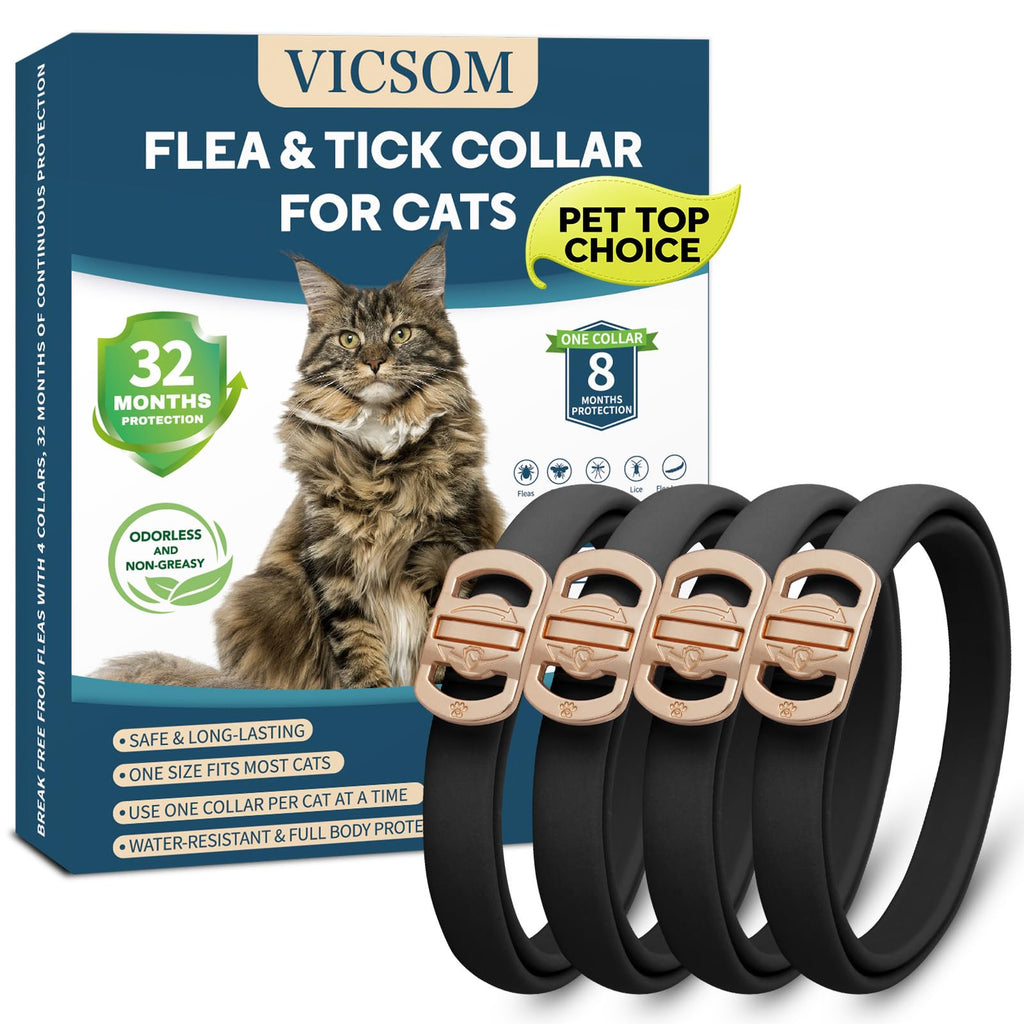 Flea Collar for Cats 4 Pack G990