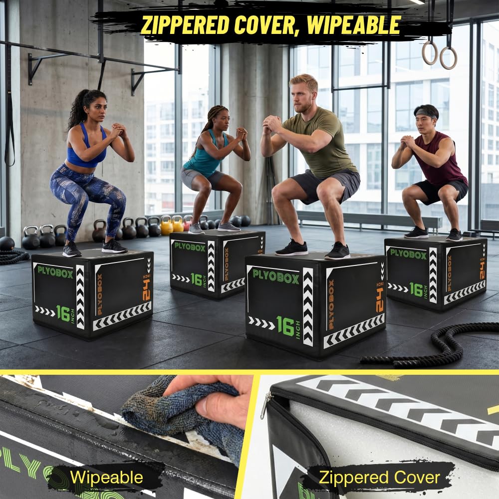 3-in-1 Adjustable Foam Plyo Box C1265