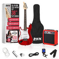 Left Hand 36 Inch 3/4 Size Electric Guitar Kit Red M13853