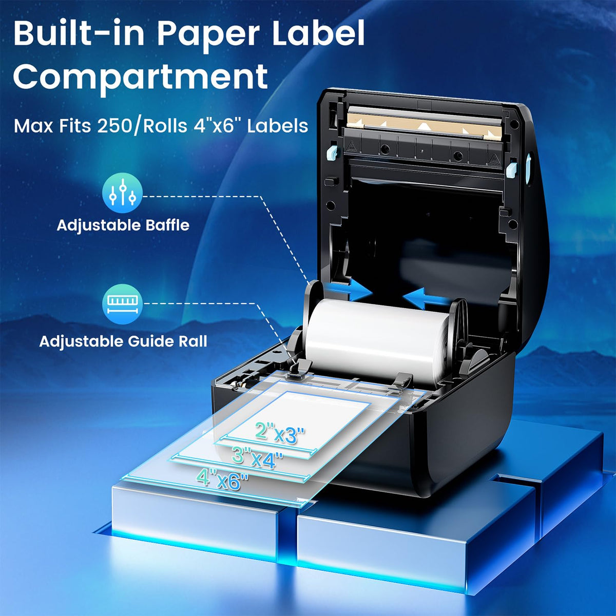 Bluetooth Shipping Label Printer P12740