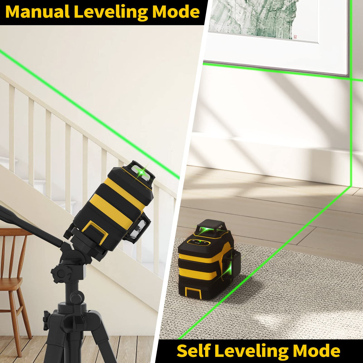 Laser Level with 12 Green Lines P820199