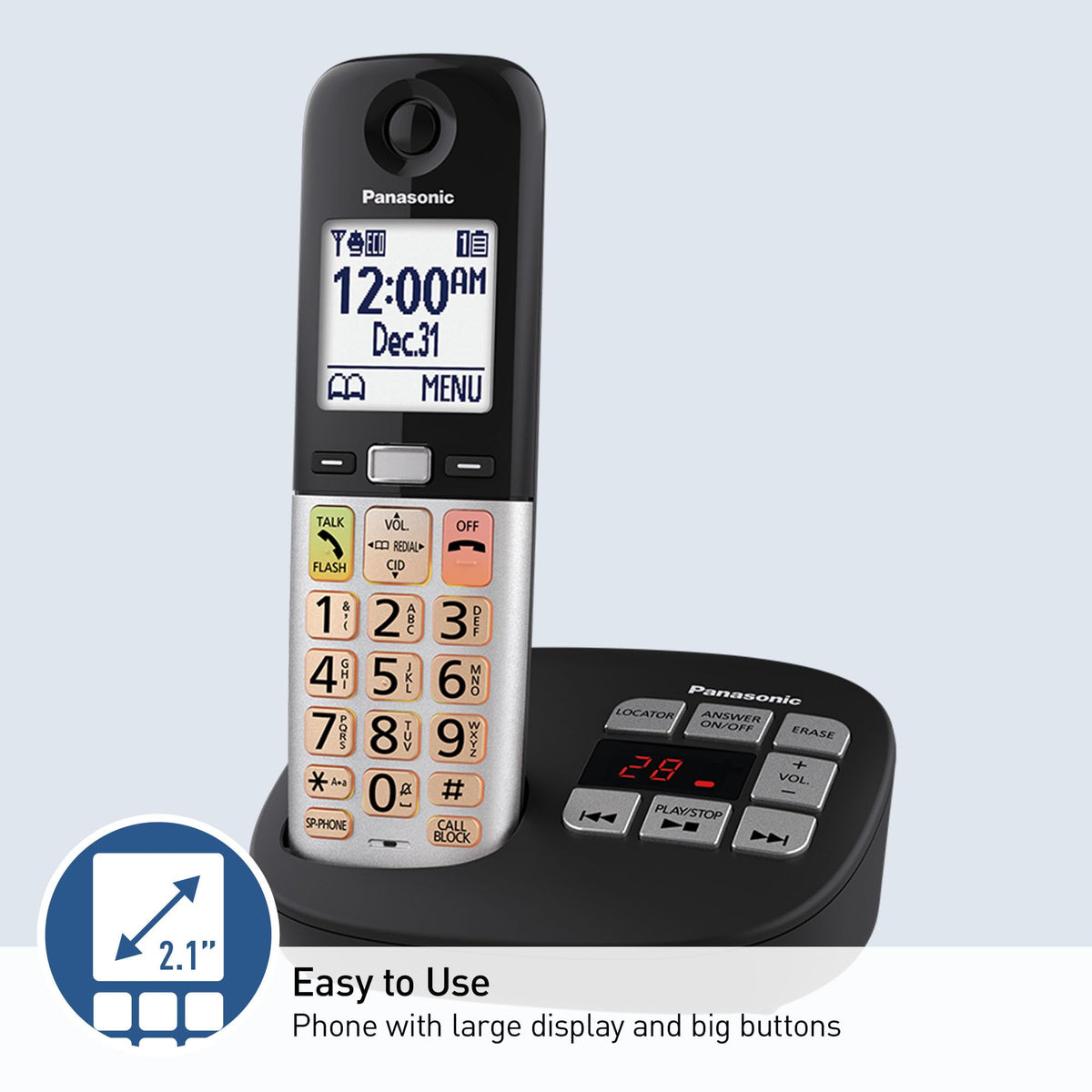 Cordless Phone with Volume Boost and Slow Talk G819