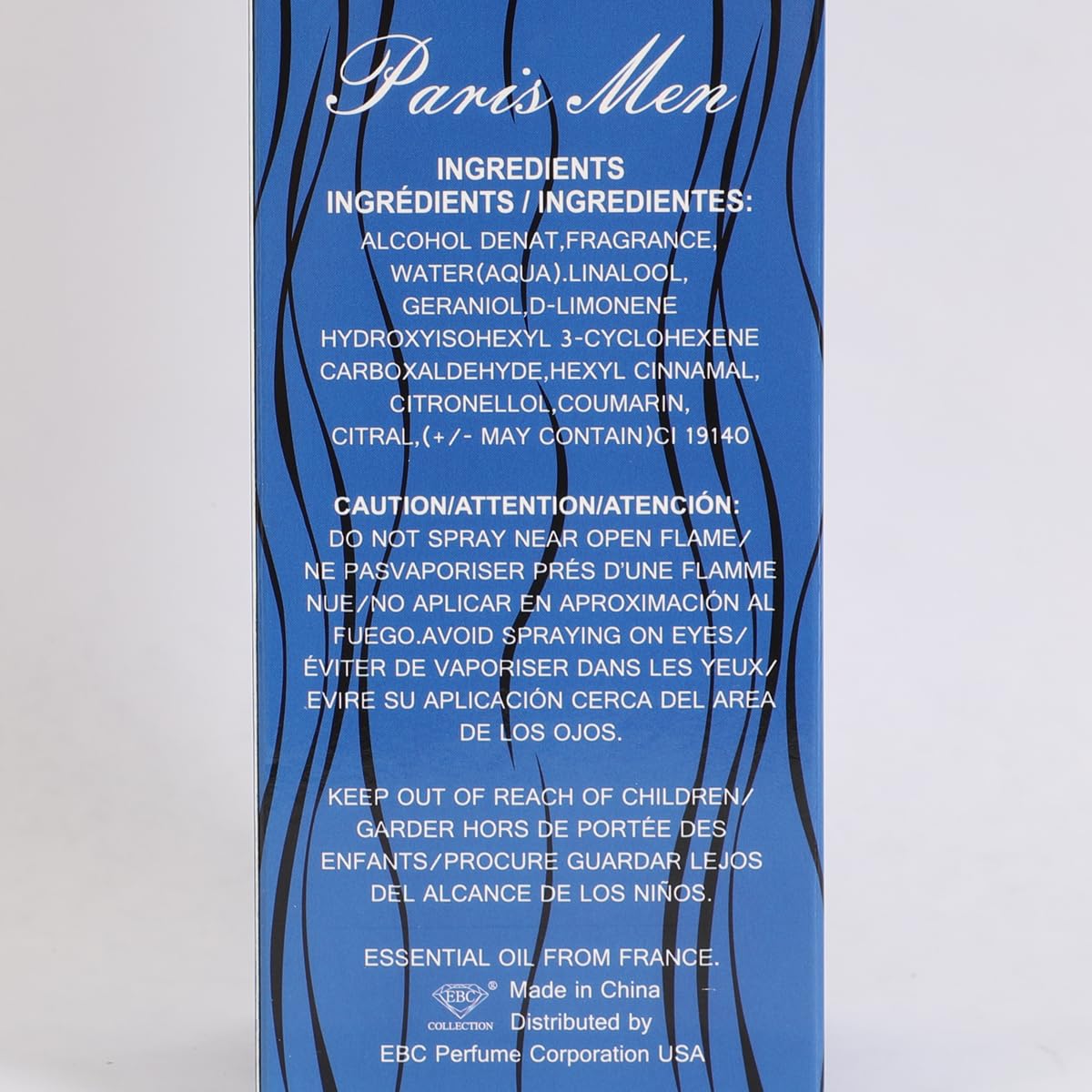 Men’s Eau de Toilette Fresh Fruity Woody 100ml Y35612