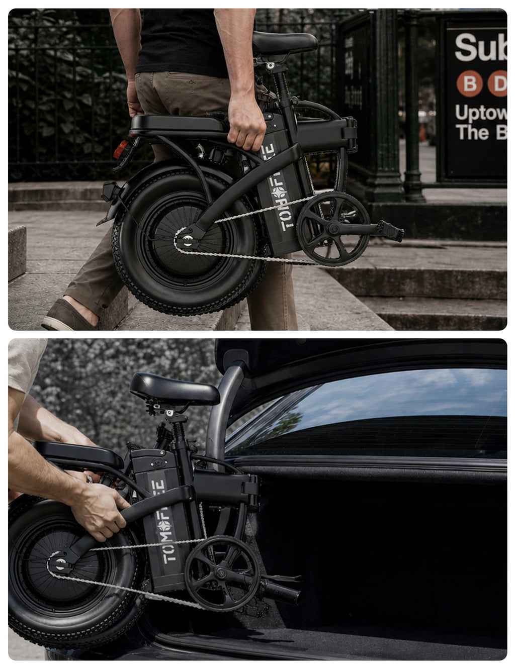 Folding Electric Bike 48V 22.5Ah 750W Fat Tire D6064