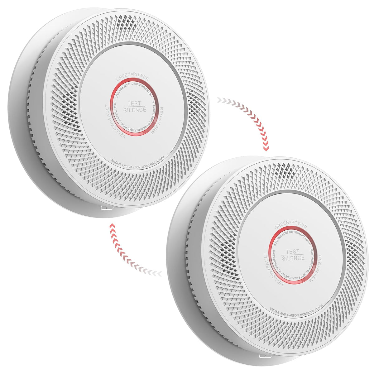 Smoke and Carbon Monoxide Detector 10-Year Battery L932