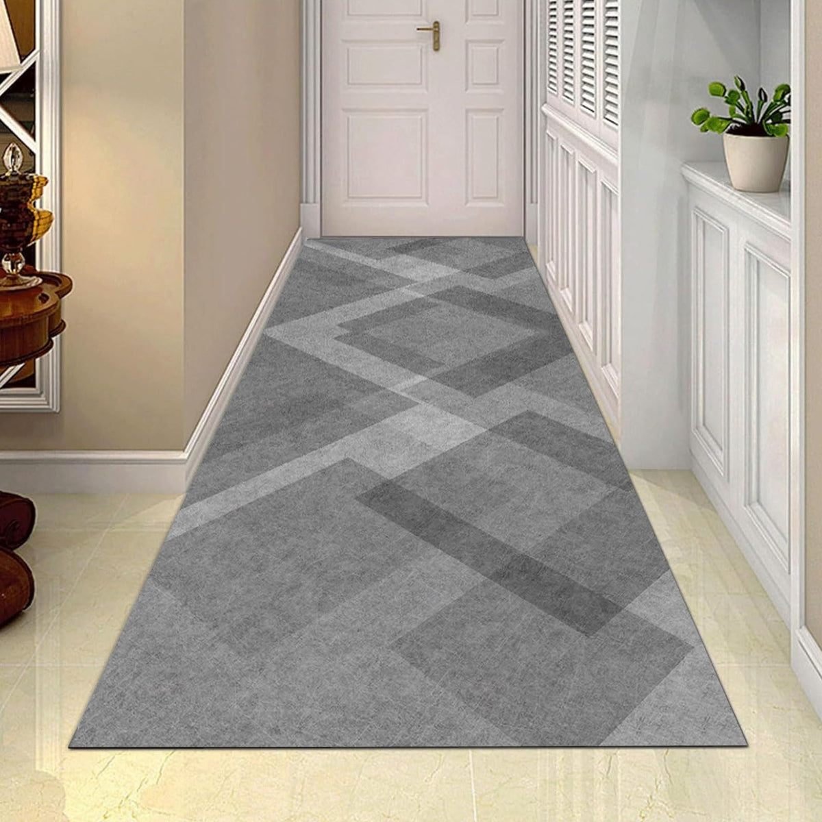 Non Slip Washable Low-Pile Runner Rug 60x300cm S5941