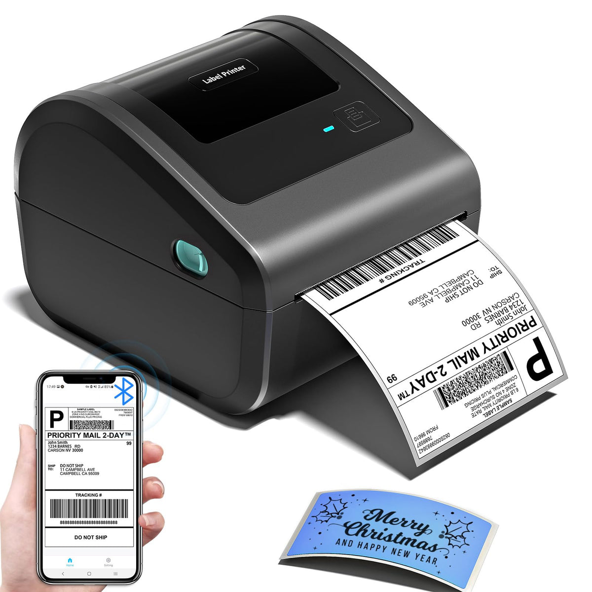 Bluetooth Shipping Label Printer P12740