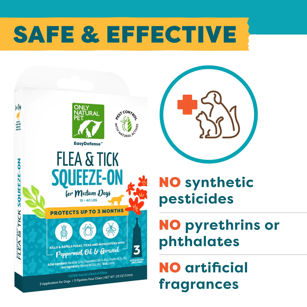 Flea and Tick Prevention for Large Breed Dogs T8324