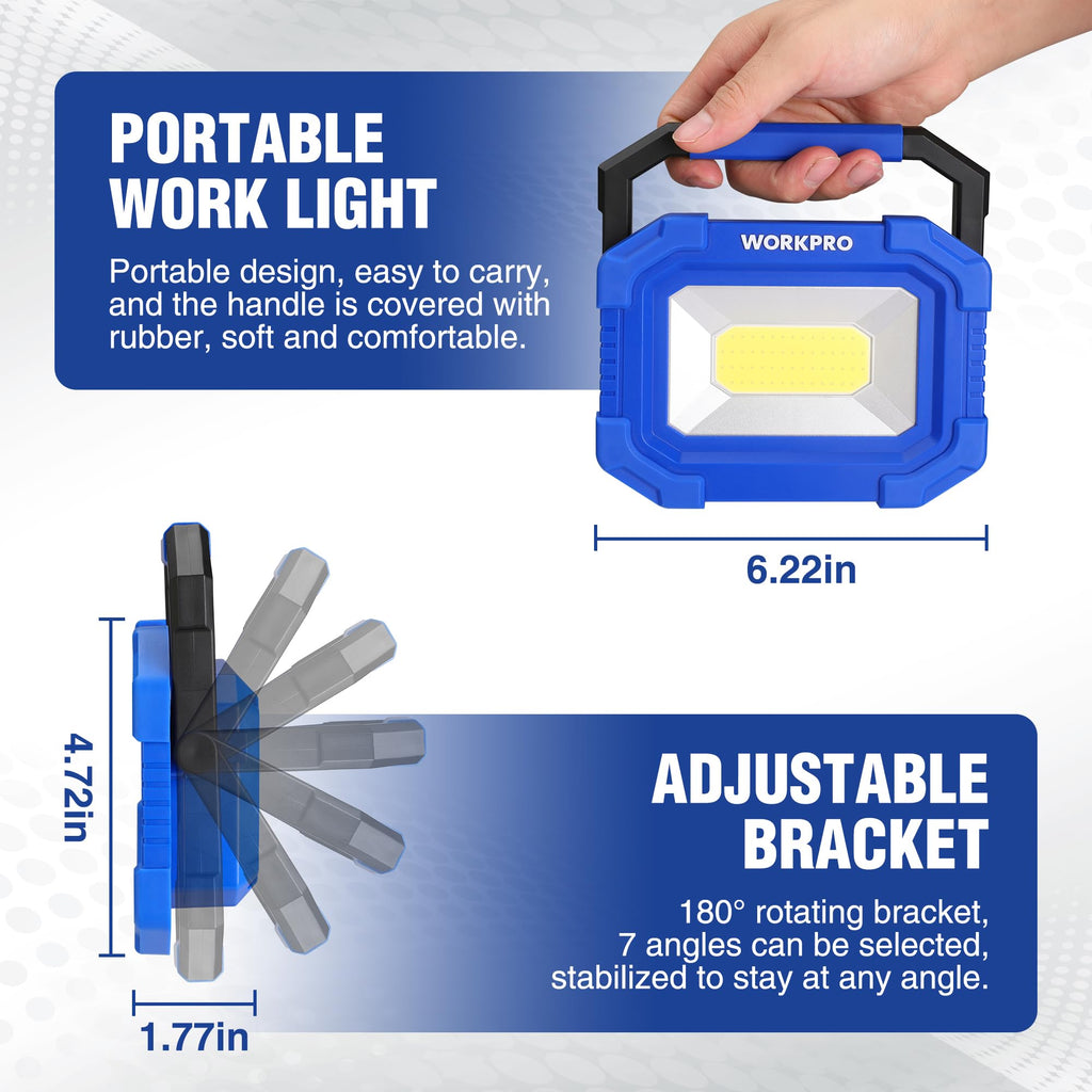 LED Rechargeable Magnetic Work Light 2000LM Z25382