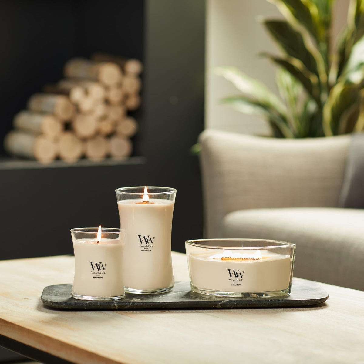 Vanilla Bean Scented Candle 9.7oz F4136
